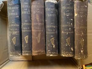 lot 84 image: Lot of C.H. Spurgeon The Treasury of David Books