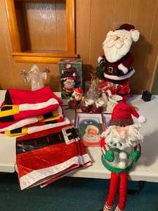 lot 105 image: Christmas Lot with Chair Covers