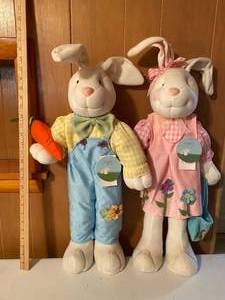 lot 129 image: Mr. & Mrs. Rabbit