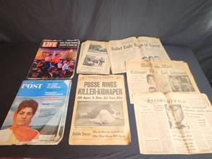 lot 31 image: 8 Days of shade gap  Peggy Ann Kidnapping 1966 Newspapers and Magazines