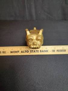 lot 35 image: Cast Mack Bulldog for vehicle mounting on hood Vintage