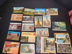 lot 15 image: Lot of 20  Vintage post cards some used. New York, Tennessee, Rhode Island, and More