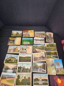 lot 16 image: Lot of 20  Vintage Post cards PA York, Gettysburg, Hershey Johnstown
