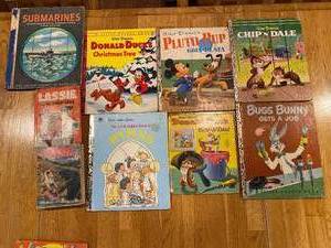 lot 66A image: Lot of Vintage Golden Books Walt Disney, etc.