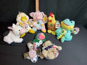 lot 158 image: Lot of Old McDonalds Talking Farmyard Friends, etc. Stuffed Animals