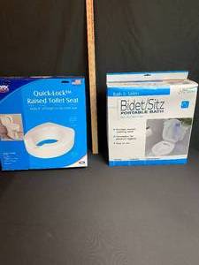 lot 164 image: Raised Toilet Seat and Sitz Portable Bath