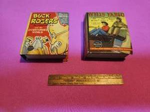 lot 59 image: Buck Rogers and the overturned world and Well Fargo little books