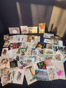 lot 65 image: Lot of army related post cars and papers. some with writing