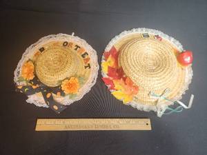 lot 102 image: 2 fall Dcor Hats