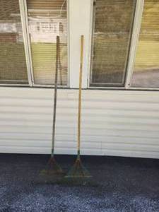 lot 120 image: 2 old rakes