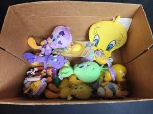 lot 76 image: Tweety Plush Lot great assortment