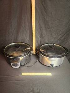 lot 90 image: lot of 2 Crock Pots lot A