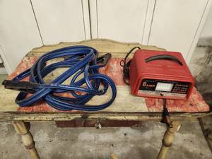 lot 84 image: Jumper Cables and Battery Charger