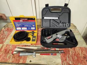 lot 98 image: Files, Screwdriver, Hole Saws