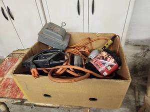 lot 104 image: Extension Cords, Power Tools