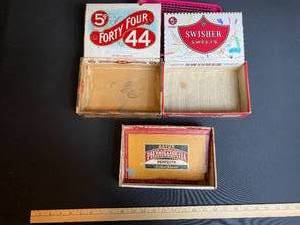 lot 40 image: Lot of Cigar Boxes