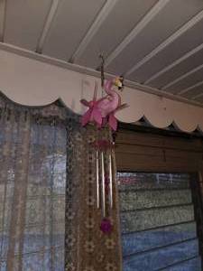 lot 53 image: Flamingo Wind Chime