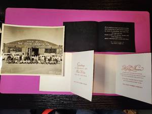 lot 140 image: Good Lumber company cards and booklet