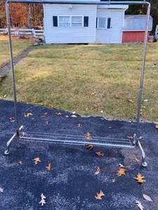 lot 57 image: Large Clothes Rack