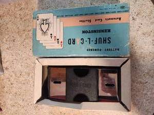 lot 127 image: Vintage Card Shuffler with Box Working