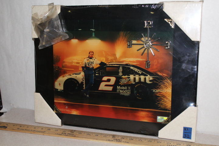 lot 32 image: Clock - Rusty Wallace - NIB