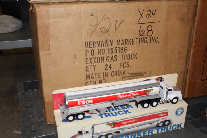 lot 68 image: Exxon Collectors Series Toy Tanker Truck - NIB