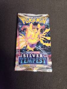 lot 22 image: 1 Sealed Booster Pack of Silver Tempest Pokmon Cards