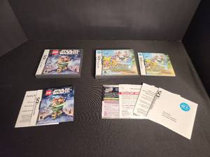 lot 43 image: Lot of 2 DS Cases ( NO GAMES ) Pokmon Ranger and Star Wars