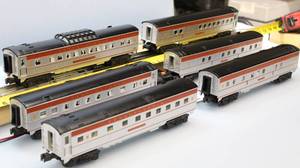 lot 9 image: K-Line PRR 6 car passenger set