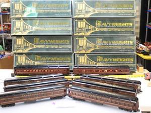 lot 12 image: Pennsylvania Railroad (PRR) Passenger Train Set. WBOXES