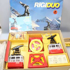 lot 36 image: Lehmann Rigi Duo 9000 Cable Car Gondola Lift Set w Box & Instructions  Complete West Germany WBOX