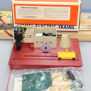 lot 82 image: Animated Logging Mill Accessory w Moving Crane & Saw