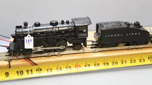 lot 132 image: Steam Locomotive & Tender