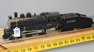 lot 134 image: Steam Locomotive with Tender