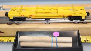 lot 126 image: Log Dump Car w Log Load