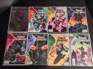 lot 20 image: Power Rangers Boom Comics #1 Special shiny Variant, #1,2,3,4,5,6,7 Boom Studios 8 comic lot