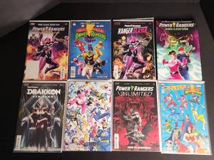 lot 21 image: lot of 8 Power Ranger Comics Boom Studios Every Power Ranger Issue, # 1 issues and variations