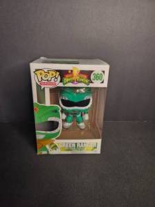 lot 61 image: Funko Pop Vinyl Mighty Morphin Power Rangers Green Ranger #360