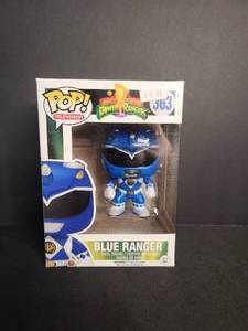 lot 62 image: Funko Pop Television Mighty Morphin Power Rangers Blue Ranger #363 Figure