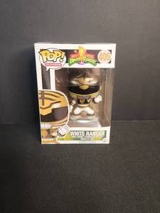 lot 65 image: Funko Pop Television Mighty Morphin Power Rangers White Ranger Vinyl #405