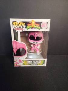 lot 66 image: Funko Pop TV Mighty Morphin Power Rangers Pink Ranger Kimberly #407 Vinyl Figure