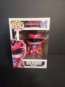 lot 68 image: Funko Pop Movies Vinyl Power Rangers - Red Ranger #400 Figure