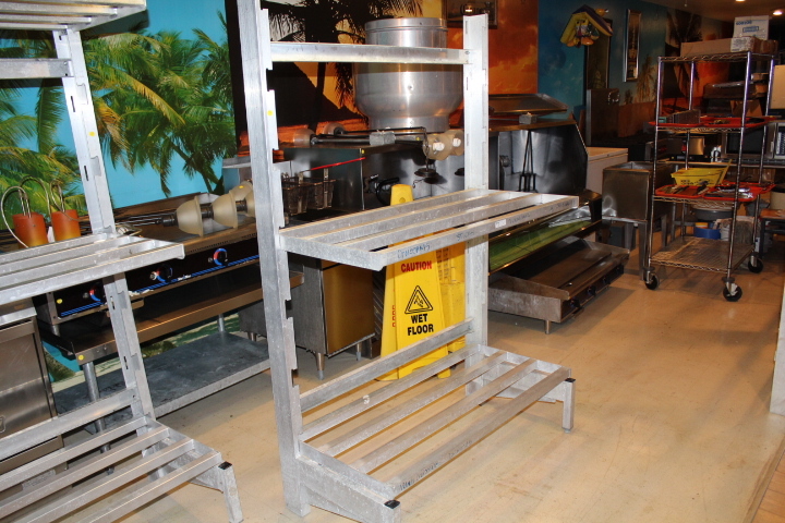 lot 136 image: Cooler  store room racking