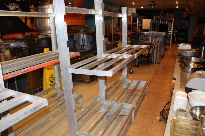 lot 138 image: Cooler  store room racking