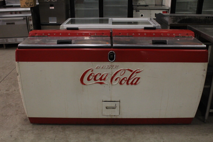 Antique Cola Cooler and Coors Tray - Fragodt Auction and Real Estate LLC