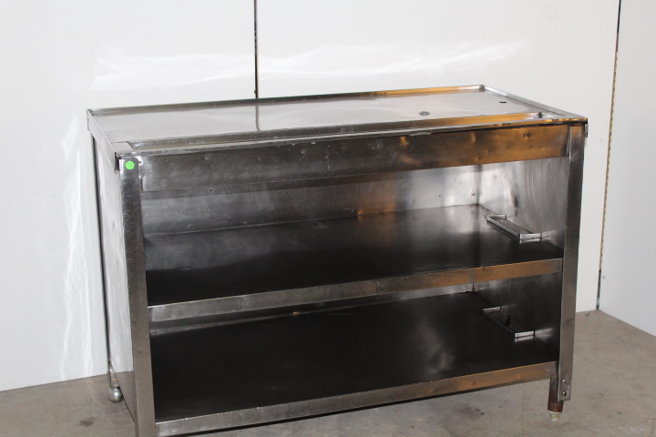 lot 52 image: Stainless Steel Beverage machine table
