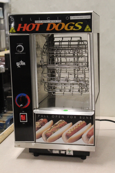 lot 38 image: Hot Dog cooker  merchandiser