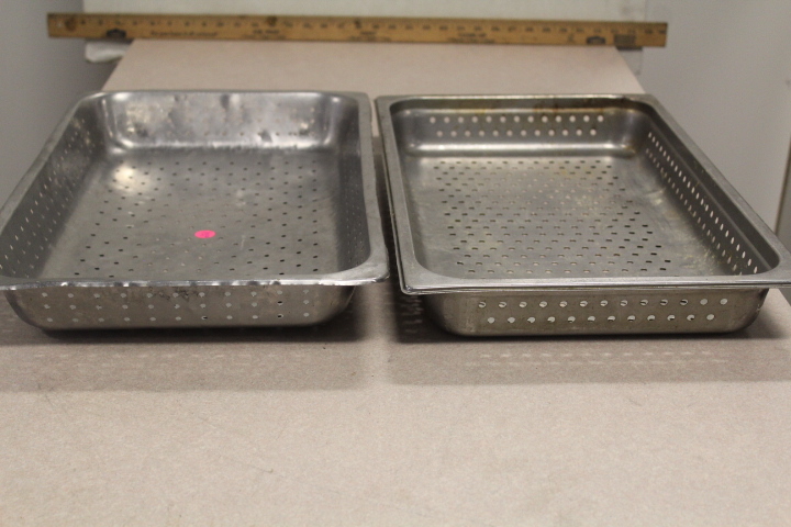 lot 105 image: Full size hotel pans perforated