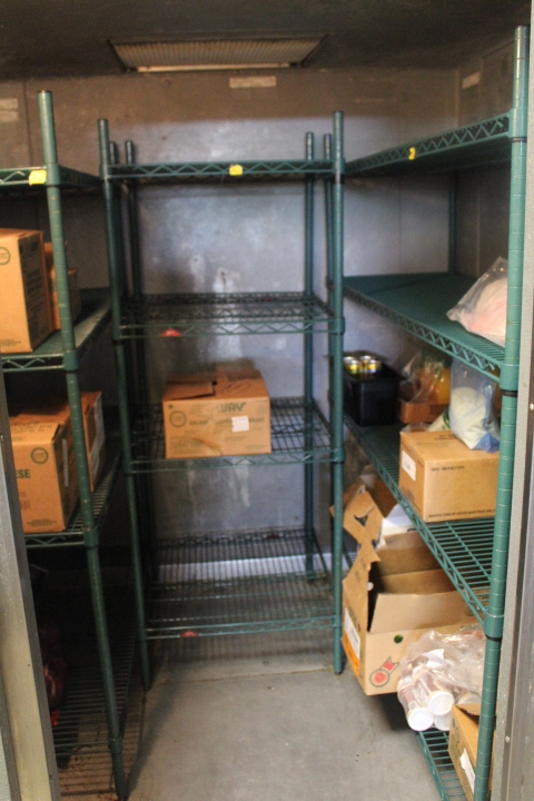 lot 21 image: METRO Cooler Shelving units