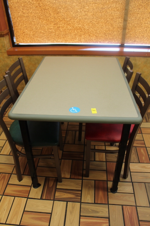 lot 26 image: Handicapped Table & chair lot